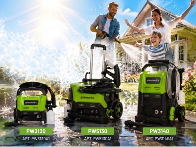 Линейка моек Greenworks 2026