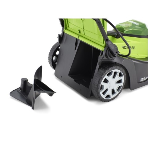 Газонокосилка аккумуляторная Greenworks Арт. 2501907UB, 40V, 35 см, c 1хАКБ 4 Ач и ЗУ