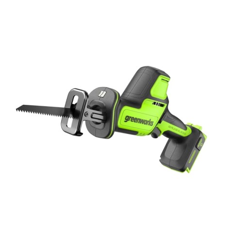 Пила сабельная компактная аккумуляторная Greenworks Арт. 1200507, 24V, бесщеточная, без АКБ и ЗУ