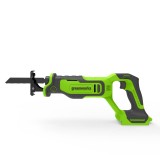 Пила сабельная аккумуляторная Greenworks Арт. 1200607, 24V, бесщеточная без АКБ и ЗУ