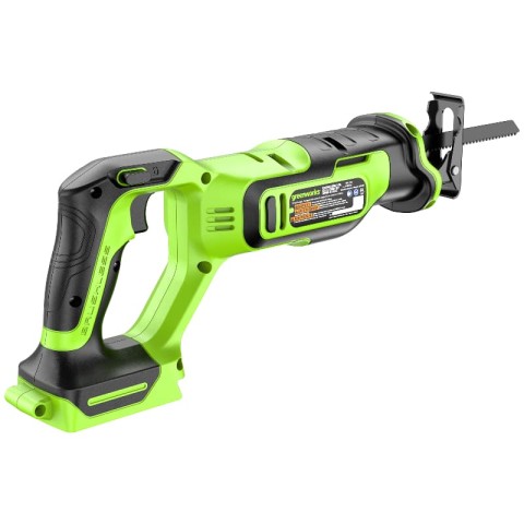 Пила сабельная аккумуляторная Greenworks Арт. 1200607, 24V, бесщеточная без АКБ и ЗУ