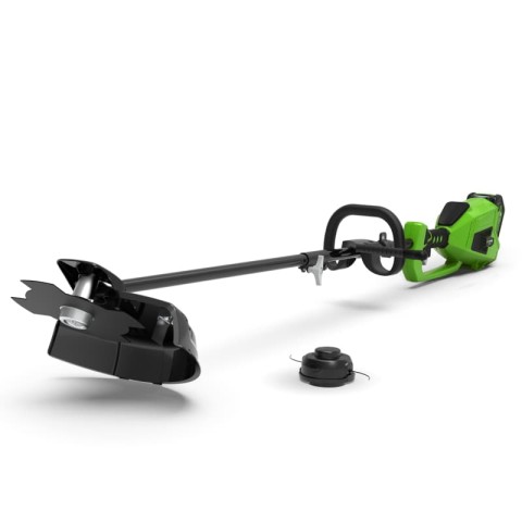 Триммер аккумуляторный Greenworks GD40BC, 40V, 40 см, бесщеточный, с 1хАКБ 8 Ач и ЗУ (1301507UH)