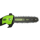 Высоторез/Сучкорез аккумуляторный Greenworks Арт. 1402107, 60V, 25 см, бесщеточный без АКБ и ЗУ