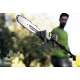 Высоторез/Сучкорез аккумуляторный телескопический Greenworks PS102T, 25 см, бесщеточный, без АКБ и ЗУ (1402407)