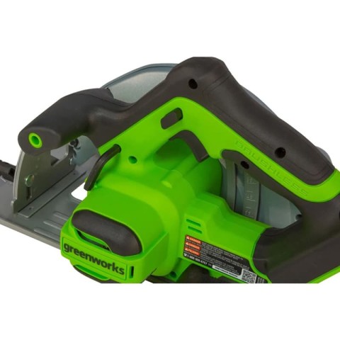 Циркулярная пила аккумуляторная Greenworks Арт. 1500907, 24 V, бесщеточная, 63 мм, без АКБ и ЗУ