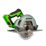 Циркулярная пила аккумуляторная Greenworks Арт. 1500907, 24 V, бесщеточная, 63 мм, без АКБ и ЗУ