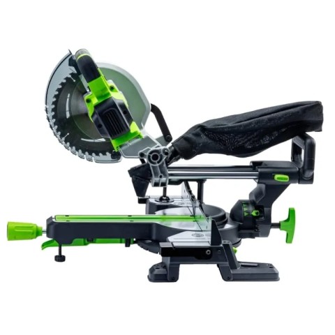 Торцовочная пила акк. Greenworks GD24MS216, 24V, б/щ, 4800 об/мин, 216x30мм,рез 65х310мм,c 1х5 АКБ Ач и ЗУ (1501707UG)