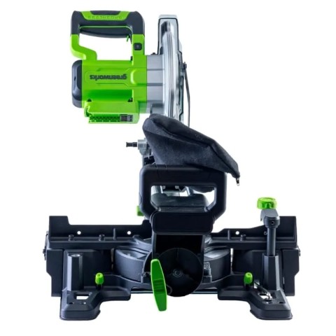 Торцовочная пила акк. Greenworks GD24MS216, 24V, б/щ, 4800 об/мин, 216x30мм,рез 65х310мм,c 1х5 АКБ Ач и ЗУ (1501707UG)