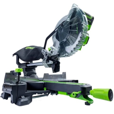 Торцовочная пила акк. Greenworks GD24MS216, 24V, б/щ, 4800 об/мин, 216x30мм,рез 65х310мм,c 1х8Ач и ЗУ(1501707UH)