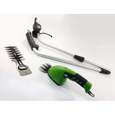 Садовые ножницы аккумуляторные  Greenworks Арт. 1600207, 3,6V  со встроенным аккумулятором 2 Aч и телескопической ручкой