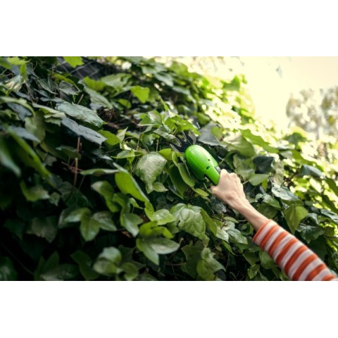 Садовые ножницы аккумуляторные  Greenworks Арт. 1600807, 7,2V со встроенным аккумулятором 2 Aч и телескопической ручкой