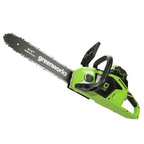 Цепная пила аккумуляторная Greenworks Арт. 2005707UB, GD40CS15K4, 40V, 35 см, бесщеточная,  до 1,5 КВТ, с АКБ 4Ач и ЗУ