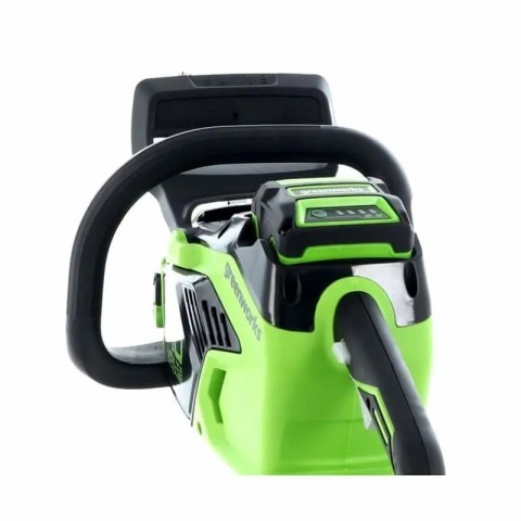 Цепная пила аккумуляторная Greenworks GD40CS18, 40V, 40 см, бесщеточная, до 1,8 КВт, с 1хАКБ 8Ач и ЗУ (2005807UH)