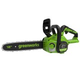 Цепная пила аккумуляторная Greenworks Арт. 2007007UB, 24V, 30см, бесщеточная, c 1хАКБ 4 Ач и ЗУ