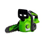 Цепная пила аккумуляторная Greenworks Арт. 2007707UA, 24V, 25см, c 1хАКБ 2Ач и ЗУ