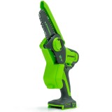 Цепная мини пила аккумуляторная Greenworks Арт. 2008207, 24V, 10см, без АКБ и ЗУ