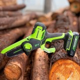 Цепная мини пила аккумуляторная Greenworks Арт. 2008207, 24V, 10см, без АКБ и ЗУ