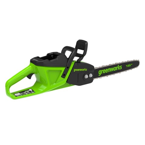 Цепная пила аккумуляторная Greenworks Арт. 2008807UB, 40V, 40 см, 2000 Вт, бесщеточная,   c 1хАКБ 4 Ач И ЗУ