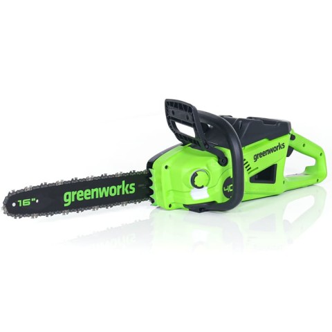 Цепная пила аккумуляторная Greenworks Арт. 2008807UB, 40V, 40 см, 2000 Вт, бесщеточная,   c 1хАКБ 4 Ач И ЗУ