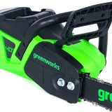 Цепная пила аккумуляторная Greenworks Арт. 2008807UB, 40V, 40 см, 2000 Вт, бесщеточная,   c 1хАКБ 4 Ач И ЗУ