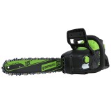 Цепная пила аккумуляторная Greenworks Арт. 2008907UB, 60V, 40 см, бесщеточная, 2500 Вт, с 1хАКБ 4 Ач и ЗУ