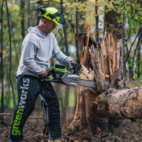 Цепная пила аккумуляторная Greenworks OCS800, 82V, 5,0 кВт, 50 см, бесщеточная, без АКБ и ЗУ (2009707)