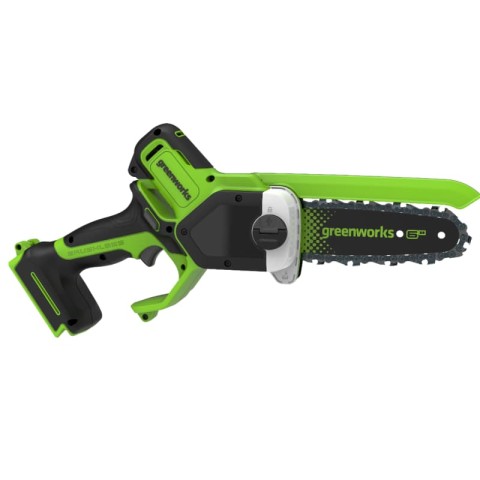 Цепная мини пила аккумуляторная Greenworks GD24CS15, 24V, 15см, бесщеточная, с автоматической смазкой цепи, без АКБ и ЗУ (2010107)