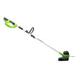 Триммер аккумуляторный Greenworks Арт. 2101507UB, 40V, 30 см, с 1хАКБ 4 Ач и ЗУ