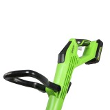 Триммер аккумуляторный Greenworks Арт. 2107107, G24LT28, 24V, 28 см, без АКБ и ЗУ