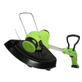 Триммер аккумуляторный Greenworks Арт. 2107107UA, G24LT28K2, 24V, 28 см, с АКБ 2Ач и ЗУ