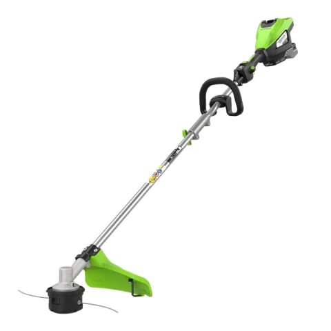 Триммер аккумуляторный Greenworks ST161S, 82V, 1,6 кВт, 43 см, бесщеточный, с 1хАКБ 8 Ач и ЗУ (2112307UH)