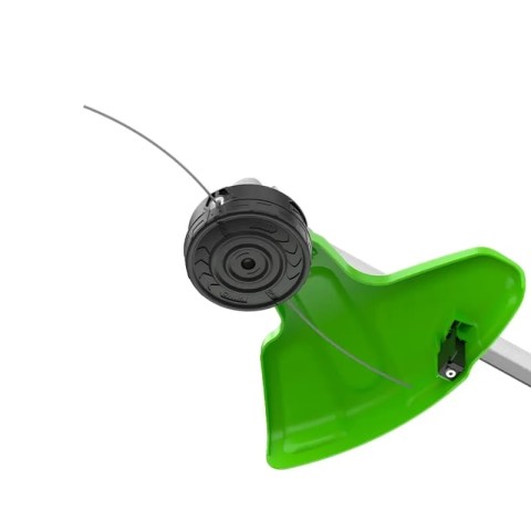 Триммер аккумуляторный Greenworks TB201H, 82V, 2,0 кВт, 46 см, c трехлопастным ножом и кусторезом, бесщеточный, с 1хАКБ 8 Ач и ЗУ (2112407UH)