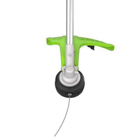 Триммер аккумуляторный Greenworks TB201H, 82V, 2,0 кВт, 46 см, c трехлопастным ножом и кусторезом, бесщеточный, с 1хАКБ 8 Ач и ЗУ (2112407UH)