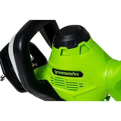 Кусторез электрический Greenworks Арт. 2201407 Deluxe, 700 Вт, 68 см