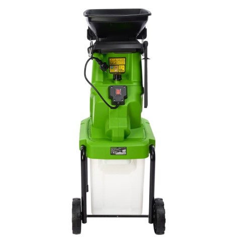 Измельчитель садовый электрический Greenworks Арт. 2208007, 220 В, 2800 Вт с контейнером