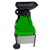 Измельчитель садовый электрический Greenworks Арт. 2208007, 220 В, 2800 Вт с контейнером