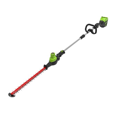 Кусторез штанговый аккумуляторный Greenworks Арт. 2301107, 60 В, 51 см, бесщеточный, без АКБ и ЗУ