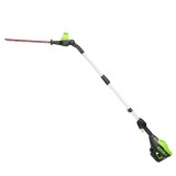 Кусторез штанговый аккумуляторный Greenworks Арт. 2301107, 60 В, 51 см, бесщеточный, без АКБ и ЗУ