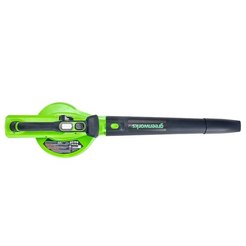 Воздуходув-Садовый Пылесос аккумуляторный Greenworks Арт. 2406907UB, 40V, бесщеточный, c 1хАКБ 4Ач и ЗУ