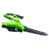 Воздуходув-Садовый Пылесос аккумуляторный Greenworks Арт. 2406907UB, 40V, бесщеточный, c 1хАКБ 4Ач и ЗУ