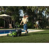 Газонокосилка аккумуляторная Greenworks Арт. 2500207, TwinForce, 40V, 49 см, без АКБ и ЗУ