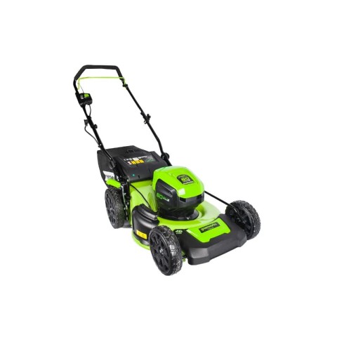Газонокосилка аккумуляторная Greenworks Арт. 2502907UB, 60V, 46 см, самоходная, бесщеточная, с 1хАКБ 4 Ач АКБ и ЗУ