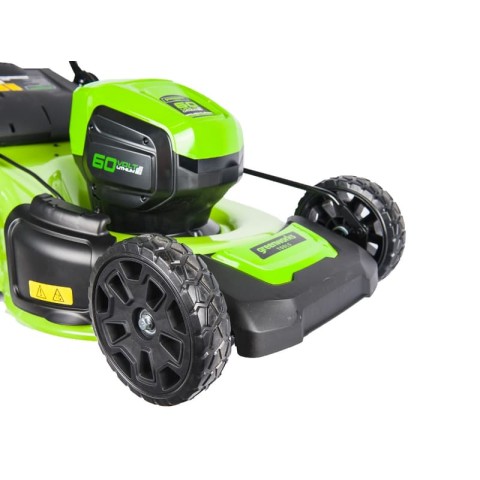Газонокосилка аккумуляторная Greenworks Арт. 2502907, 60V, 46 см, самоходная, бесщеточная, без АКБ и ЗУ