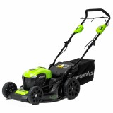 Газонокосилка аккумуляторная Greenworks Арт. 2506807UB, 40V, 46см, самоходная, бесщеточная, c 1хАКБ 4 Ач и ЗУ