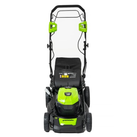 Газонокосилка аккумуляторная Greenworks Арт. 2506807UB, 40V, 46см, самоходная, бесщеточная, c 1хАКБ 4 Ач и ЗУ