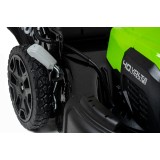 Газонокосилка аккумуляторная Greenworks GD40LM46SP, 40V, 46см, самоходная, бесщеточная, c 1хАКБ 8 Ач и ЗУ (2506807UH)