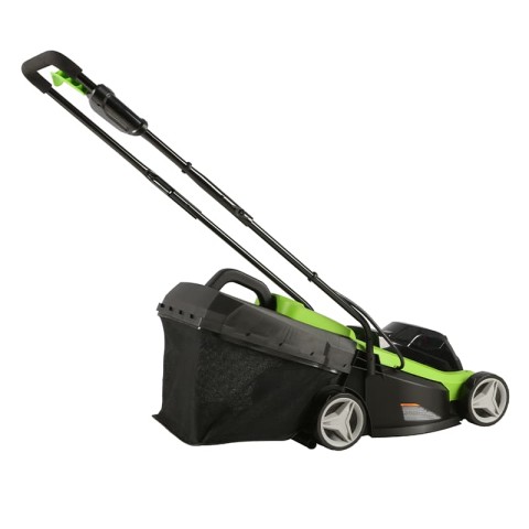 Газонокосилка аккумуляторная Greenworks Арт. 2509607, G24LM33K2, 24V, 33 см, c АКБ 2Ач и ЗУ