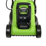 Газонокосилка аккумуляторная Greenworks Арт. 2509607, G24LM33K2, 24V, 33 см, c АКБ 2Ач и ЗУ