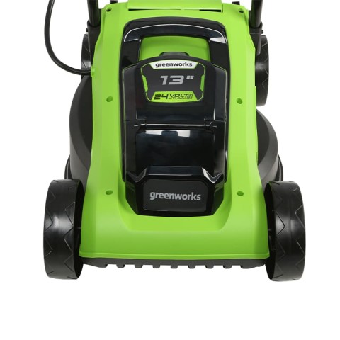Газонокосилка аккумуляторная Greenworks Арт. 2509607, G24LM33K2, 24V, 33 см, c АКБ 2Ач и ЗУ