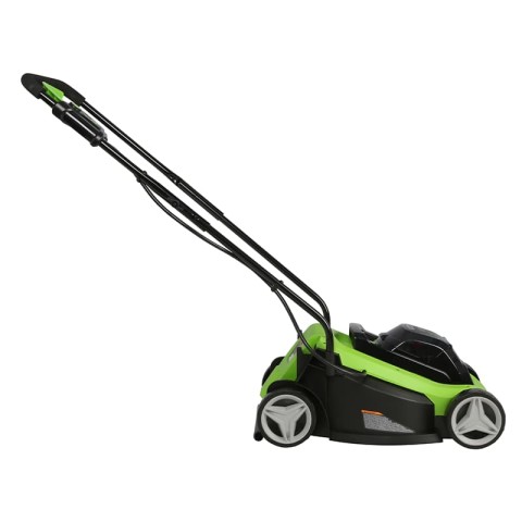 Газонокосилка аккумуляторная Greenworks Арт. 2509607, G24LM33K2, 24V, 33 см, c АКБ 2Ач и ЗУ